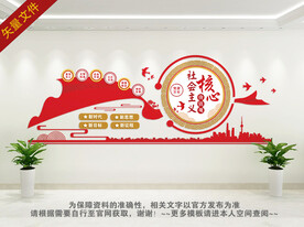 核心价值观文化墙