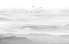 新中式意境山水画