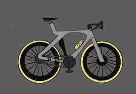 插画自行车崔克马东Madone