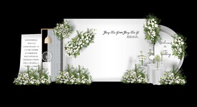 白绿色婚礼