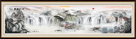 国画山水长卷