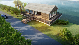 景区木屋外观设计案例效果图