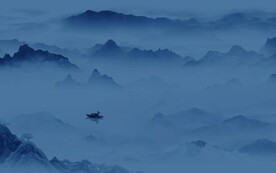 别墅 新中式山水图 TIF分层