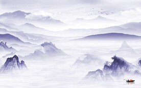 新传 新中式山水图 TIF分层