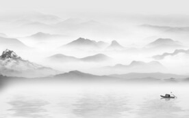 新传 灰色素雅山水 TiF分层