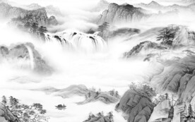 大气 最新灰色山水 TiF分层