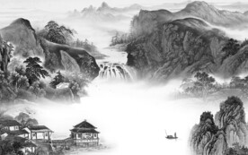 别墅 灰色新传山水 TiF分层