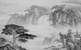 中式 灰色新传山水 TiF分层