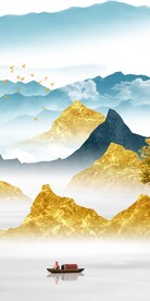 高档 新意境玄关画 TiF分层