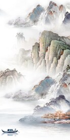 简约 清晰现代玄关 Tif分层