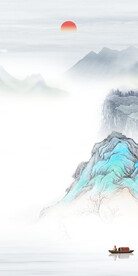 大气 爆款山水玄关 TiF分层