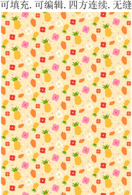 花卉水果图案 夏季女装印花