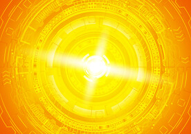 区块链大数据AI科技线条智能