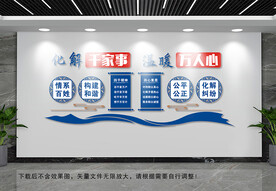 综治矛盾化解文化墙