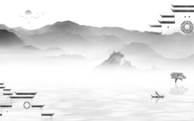 爆款 轻奢灰色山水 TiF分层