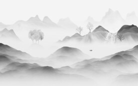 极简 意境高清山水 TiF分层