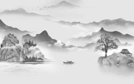 简约 意境高清山水 TiF分层