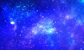 蓝色星空背景墙