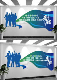企业发展历程文化墙