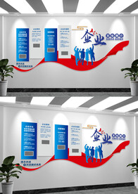 企业形象标语企业文化墙