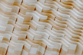 淡黄色抽象3d造型