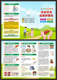 2024全国爱肝日三折页