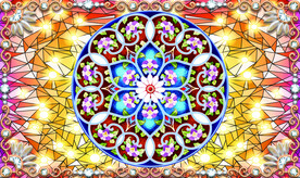 KTV花纹吊顶（3层分层）