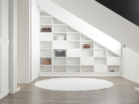 艺术直播间背景墙空场景