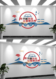 学校阅读文化墙