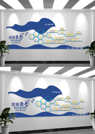 企业展示墙荣誉文化墙