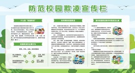 预防防范校园欺凌展板
