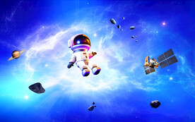 星空儿童房背景