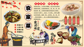 农家菜背景墙
