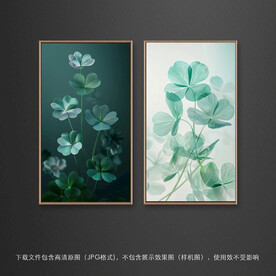 三叶草装饰画