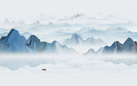 中国风水墨山水画