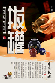 拔罐海报