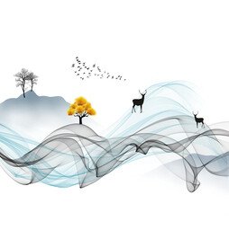 高清分层推拉门玻璃 打印图