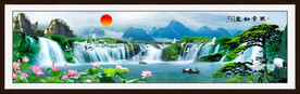 巨幅山水风景画