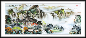 客厅中国山水画