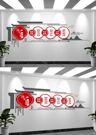 社会主义核心价值文化墙