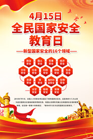 全民国家安全教育日宣传海报