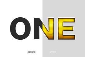 金属立体字样机