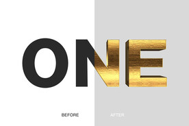 黄金字样式 土豪金字样式