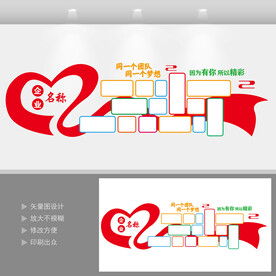 企业员工活动风采照片文化墙