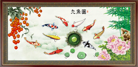 九鱼图