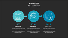 流程步骤时间线信息图