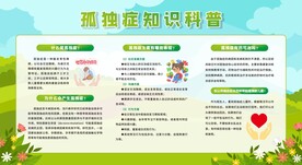 世界自闭症日孤独症日展板