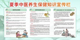 夏季中医养生保健知识宣传栏
