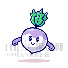 可爱卡通萝卜