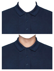 年轻人深色衬衫证件照衣服素材